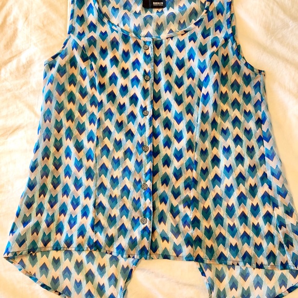 Brooklyn Industries sheer tank top w/open back - Picture 5 of 5
